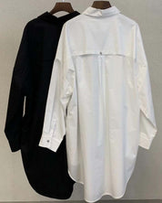 スリーブカットロングシャツ　２色展開 - select store mirror meスリーブカットロングシャツ　２色展開140560765mirror meselect store mirror me140560765ホワイト