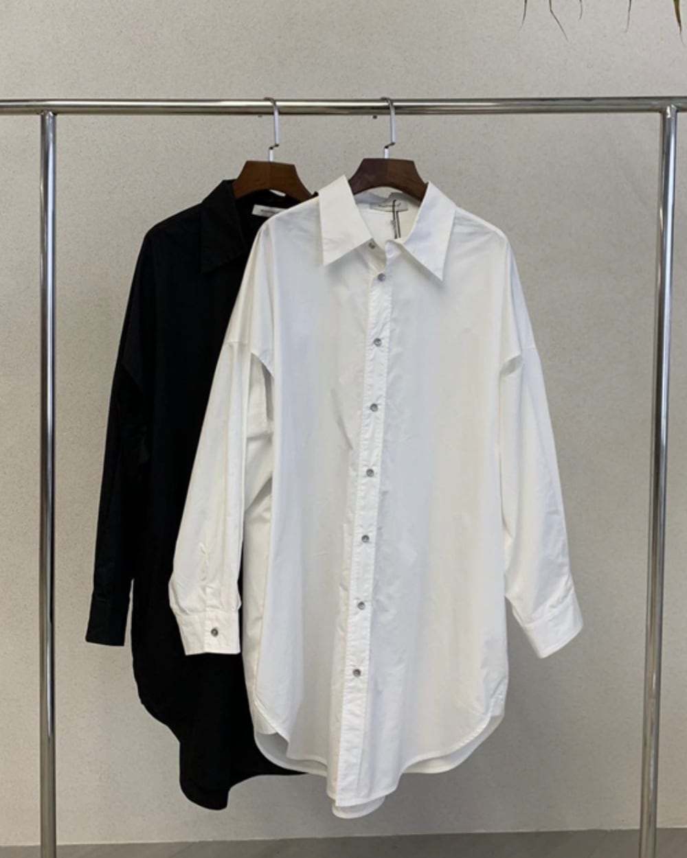 スリーブカットロングシャツ　２色展開 - select store mirror meスリーブカットロングシャツ　２色展開140560765mirror meselect store mirror me140560765ホワイト