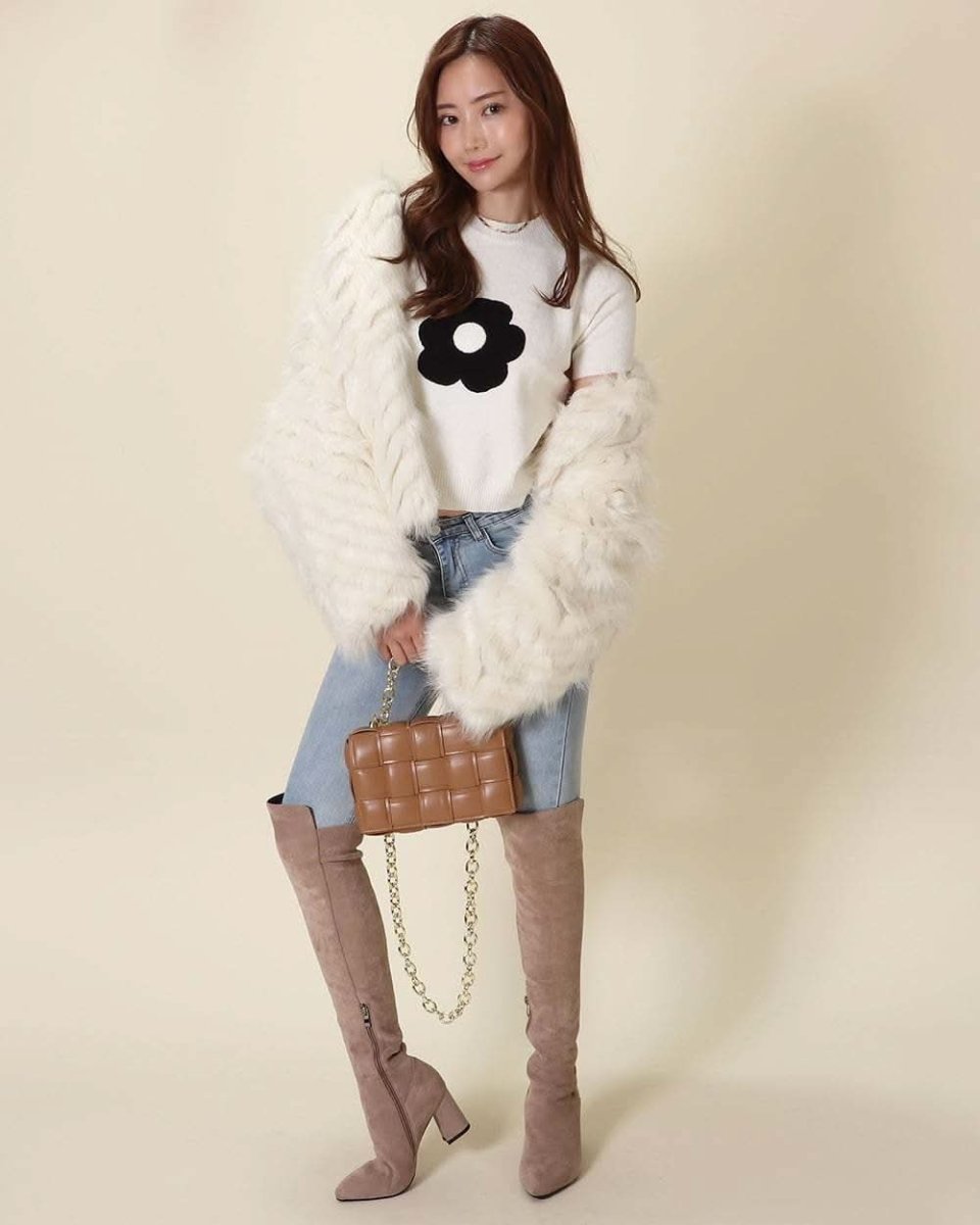 【動画あり】ボリュームシルエットミドル丈ファーコート　２色展開 - select store mirror me【動画あり】ボリュームシルエットミドル丈ファーコート　２色展開152422391mirror meselect store mirror me152422391オフホワイト S
