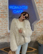 【動画あり】ボリュームシルエットミドル丈ファーコート　２色展開 - select store mirror me【動画あり】ボリュームシルエットミドル丈ファーコート　２色展開152422391mirror meselect store mirror me152422391オフホワイト S