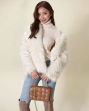 【動画あり】ボリュームシルエットミドル丈ファーコート　２色展開 - select store mirror me【動画あり】ボリュームシルエットミドル丈ファーコート　２色展開152422391mirror meselect store mirror me152422391オフホワイト S