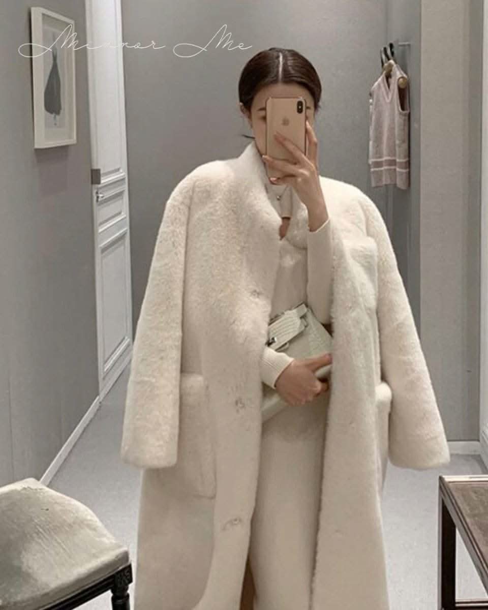ラフスリーブ上質ファーコート　２色展開 - select store mirror meラフスリーブ上質ファーコート　２色展開153676477mirror meselect store mirror me153676477ホワイト S
