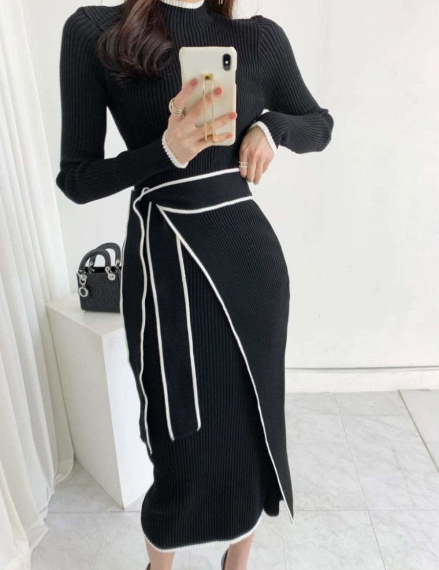 【動画あり】バイカラーラインウエストリボンワンピース　２色展開 - select store mirror me【動画あり】バイカラーラインウエストリボンワンピース　２色展開155937544mirror meselect store mirror me155937544ベージュ