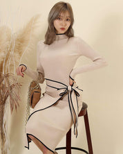 【動画あり】バイカラーラインウエストリボンワンピース　２色展開 - select store mirror me【動画あり】バイカラーラインウエストリボンワンピース　２色展開155937544mirror meselect store mirror me155937544ベージュ