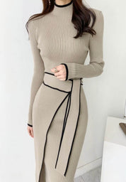 【動画あり】バイカラーラインウエストリボンワンピース　２色展開 - select store mirror me【動画あり】バイカラーラインウエストリボンワンピース　２色展開155937544mirror meselect store mirror me155937544ベージュ
