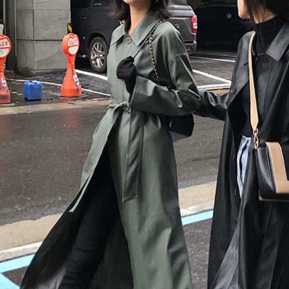 ＜インスタグラマー様ご愛用＞【動画あり】ステンカラーウエストベルトレザーコート　２色展開 - select store mirror me＜インスタグラマー様ご愛用＞【動画あり】ステンカラーウエストベルトレザーコート　２色展開157332796mirror meselect store mirror me157332796モスグリーン S