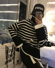 ハイネック切り替えボーダースリットニット　２色展開 - select store mirror meハイネック切り替えボーダースリットニット　２色展開160961778mirror meselect store mirror me160961778ホワイト