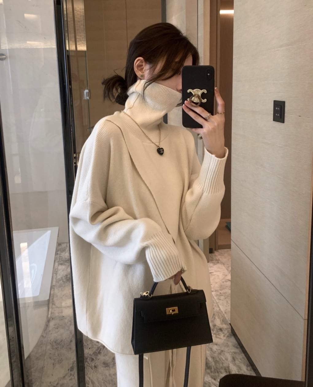 【動画あり】ビッグスリットトップス＆パンツセットアップ　２色展開 - select store mirror me【動画あり】ビッグスリットトップス＆パンツセットアップ　２色展開163468911mirror meselect store mirror me163468911オフホワイト
