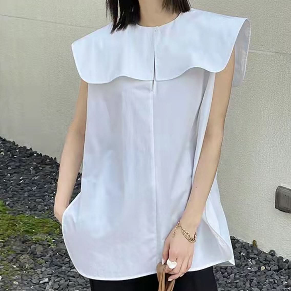 シンプルスクエアカラートップス　２色展開 - select store mirror meシンプルスクエアカラートップス　２色展開174652465mirror meselect store mirror me174652465ホワイト