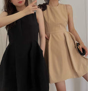 【動画あり】バックオープンフレアワンピース　２色展開 - select store mirror me【動画あり】バックオープンフレアワンピース　２色展開175868033mirror meselect store mirror me175868033ベージュS