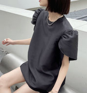 パフスリーブ光沢トップス　２色展開 - select store mirror meパフスリーブ光沢トップス　２色展開176284043mirror meselect store mirror me176284043ホワイト