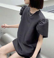 パフスリーブ光沢トップス　２色展開 - select store mirror meパフスリーブ光沢トップス　２色展開176284043mirror meselect store mirror me176284043ホワイト