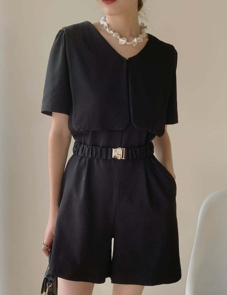 【動画あり】デザインカラー半袖ロンパース　２色展開 - select store mirror me【動画あり】デザインカラー半袖ロンパース　２色展開179961850mirror meselect store mirror me179961850キャメルM