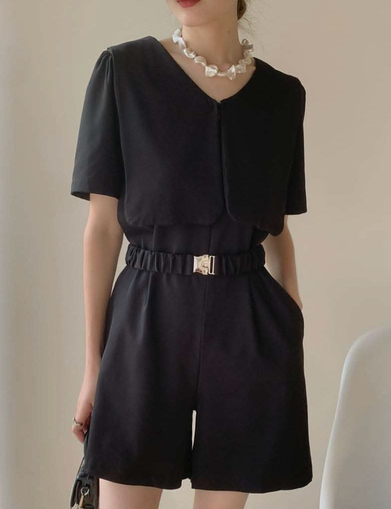 【動画あり】デザインカラー半袖ロンパース　２色展開 - select store mirror me【動画あり】デザインカラー半袖ロンパース　２色展開179961850mirror meselect store mirror me179961850キャメルM