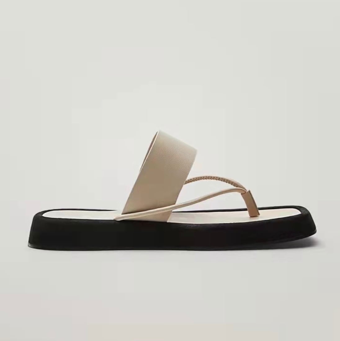 シンプルダブルラバーサンダル　２色展開 - select store mirror meシンプルダブルラバーサンダル　２色展開181849743mirror meselect store mirror me181849743ホワイト22.5cm