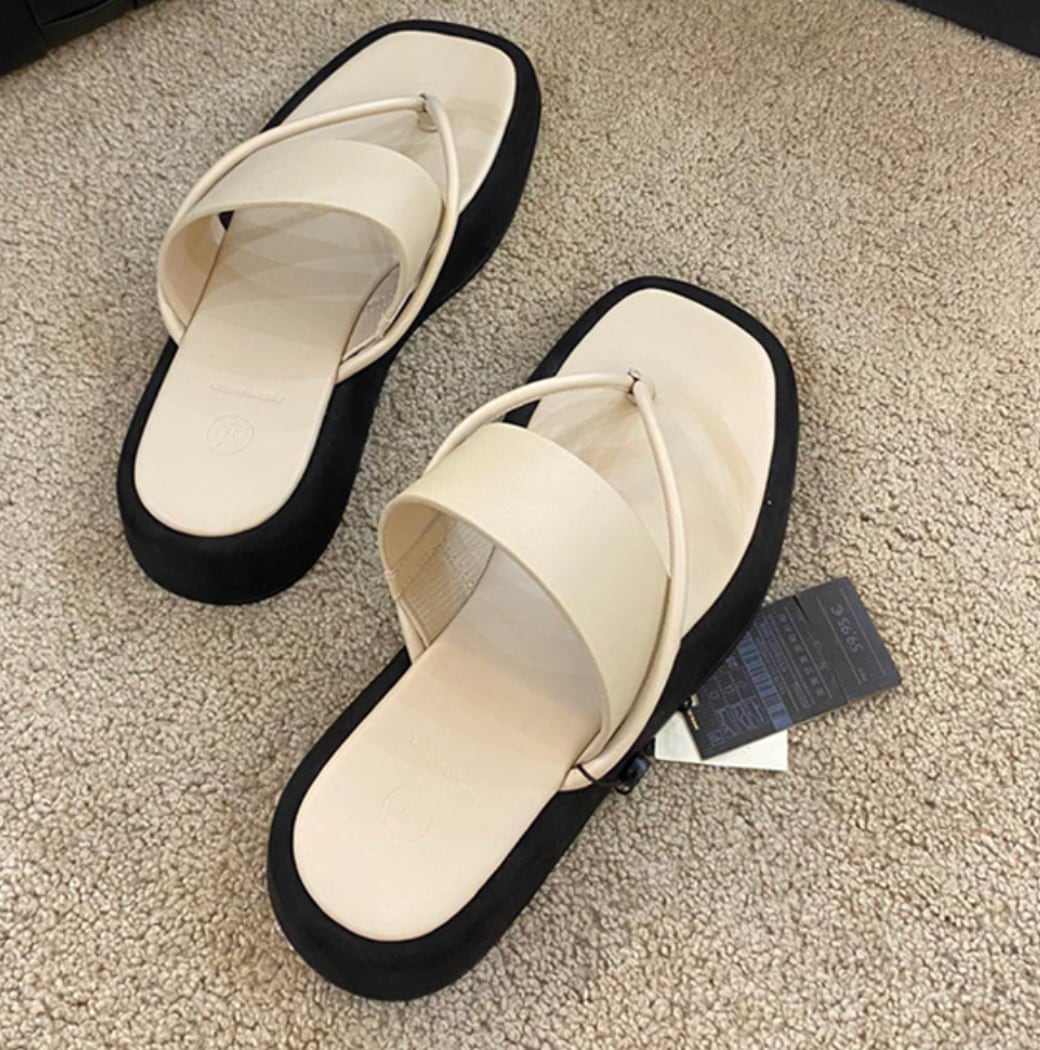 シンプルダブルラバーサンダル　２色展開 - select store mirror meシンプルダブルラバーサンダル　２色展開181849743mirror meselect store mirror me181849743ホワイト22.5cm
