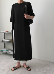 ビッグスリットロングシャツトップス　２色展開 - select store mirror meビッグスリットロングシャツトップス　２色展開182949069mirror meselect store mirror me182949069ホワイトS