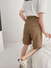 ＜サイズ展開豊富＞【動画あり】美シルエットマニッシュハーフパンツ　２色展開 - select store mirror me＜サイズ展開豊富＞【動画あり】美シルエットマニッシュハーフパンツ　２色展開186092393mirror meselect store mirror me186092393ベージュS