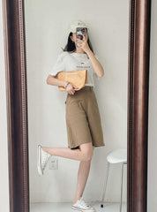 ＜サイズ展開豊富＞【動画あり】美シルエットマニッシュハーフパンツ　２色展開 - select store mirror me＜サイズ展開豊富＞【動画あり】美シルエットマニッシュハーフパンツ　２色展開186092393mirror meselect store mirror me186092393ベージュS