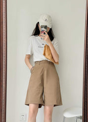 ＜サイズ展開豊富＞【動画あり】美シルエットマニッシュハーフパンツ　２色展開 - select store mirror me＜サイズ展開豊富＞【動画あり】美シルエットマニッシュハーフパンツ　２色展開186092393mirror meselect store mirror me186092393ベージュS