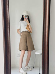 ＜サイズ展開豊富＞【動画あり】美シルエットマニッシュハーフパンツ　２色展開 - select store mirror me＜サイズ展開豊富＞【動画あり】美シルエットマニッシュハーフパンツ　２色展開186092393mirror meselect store mirror me186092393ベージュS