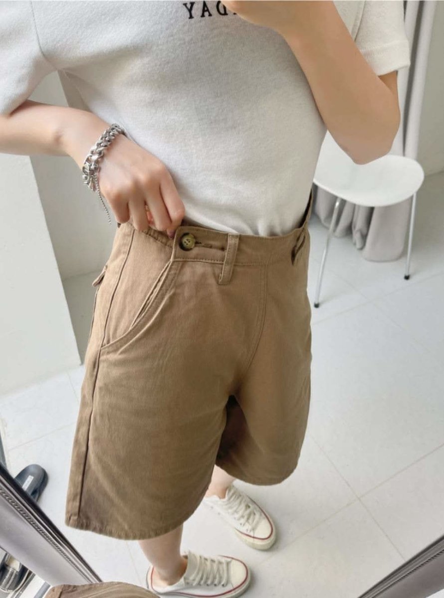 ＜サイズ展開豊富＞【動画あり】美シルエットマニッシュハーフパンツ　２色展開 - select store mirror me＜サイズ展開豊富＞【動画あり】美シルエットマニッシュハーフパンツ　２色展開186092393mirror meselect store mirror me186092393ベージュS