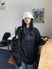 カットショルダーロゴニットトップス　２色展開 - select store mirror meカットショルダーロゴニットトップス　２色展開186797169mirror meselect store mirror me186797169グレーS