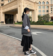 アシンメトリープリーツロングスカート　２色展開 - select store mirror meアシンメトリープリーツロングスカート　２色展開187757457mirror meselect store mirror me187757457ホワイトS