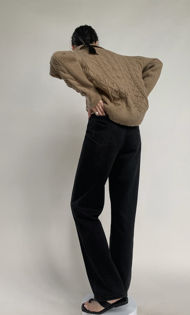斜めライン入り美ラインストレートデニムパンツ　２色展開 - select store mirror me斜めライン入り美ラインストレートデニムパンツ　２色展開188902455mirror meselect store mirror me188902455ブルーS