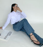 スタンダードストレートデニムパンツ　２色展開 - select store mirror meスタンダードストレートデニムパンツ　２色展開188904247mirror meselect store mirror me188904247ライトブルーS