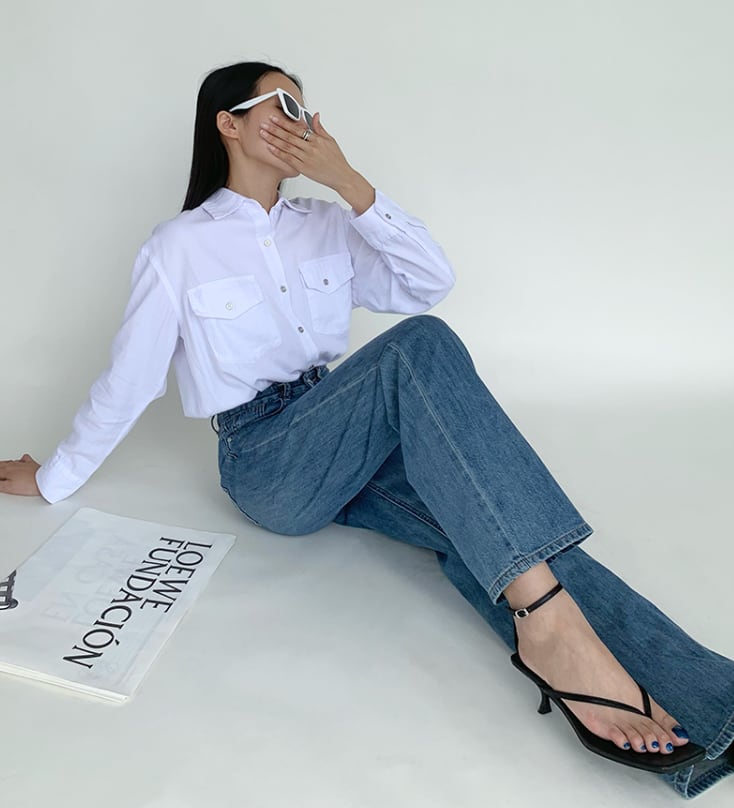 スタンダードストレートデニムパンツ　２色展開 - select store mirror meスタンダードストレートデニムパンツ　２色展開188904247mirror meselect store mirror me188904247ライトブルーS