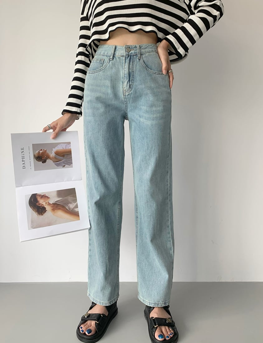 スタンダードストレートデニムパンツ　２色展開 - select store mirror meスタンダードストレートデニムパンツ　２色展開188904247mirror meselect store mirror me188904247ライトブルーS