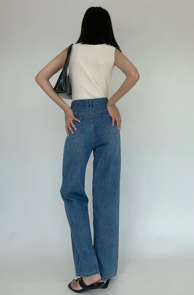 スタンダードストレートデニムパンツ　２色展開 - select store mirror meスタンダードストレートデニムパンツ　２色展開188904247mirror meselect store mirror me188904247ライトブルーS