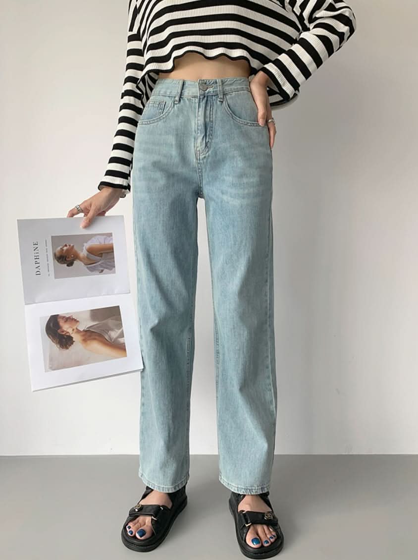 スタンダードストレートデニムパンツ　２色展開 - select store mirror meスタンダードストレートデニムパンツ　２色展開188904247mirror meselect store mirror me188904247ライトブルーS