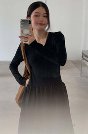 【動画あり】切り替えバルーンフレアワンピース　２色展開 - select store mirror me【動画あり】切り替えバルーンフレアワンピース　２色展開189776584mirror meselect store mirror me189776584ホワイトS