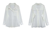 【動画あり】ゆるシルエットカッターシャツ　２色展開 - select store mirror me【動画あり】ゆるシルエットカッターシャツ　２色展開189789481mirror meselect store mirror me189789481ホワイトS