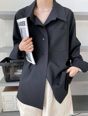 【動画あり】ゆるシルエットカッターシャツ　２色展開 - select store mirror me【動画あり】ゆるシルエットカッターシャツ　２色展開189789481mirror meselect store mirror me189789481ホワイトS