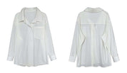 【動画あり】ゆるシルエットカッターシャツ　２色展開 - select store mirror me【動画あり】ゆるシルエットカッターシャツ　２色展開189789481mirror meselect store mirror me189789481ホワイトS