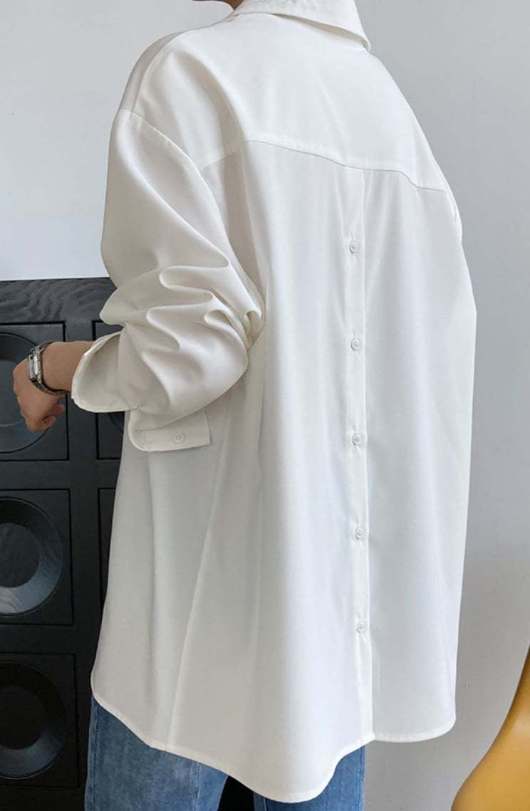 【動画あり】ゆるシルエットカッターシャツ　２色展開 - select store mirror me【動画あり】ゆるシルエットカッターシャツ　２色展開189789481mirror meselect store mirror me189789481ホワイトS