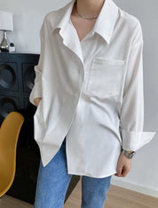 【動画あり】ゆるシルエットカッターシャツ　２色展開 - select store mirror me【動画あり】ゆるシルエットカッターシャツ　２色展開189789481mirror meselect store mirror me189789481ホワイトS