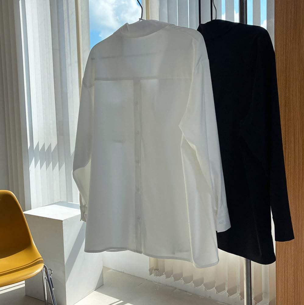 【動画あり】ゆるシルエットカッターシャツ　２色展開 - select store mirror me【動画あり】ゆるシルエットカッターシャツ　２色展開189789481mirror meselect store mirror me189789481ホワイトS