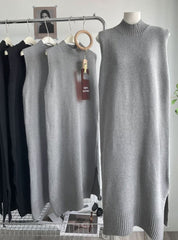 ノースリーブニットベストワンピース　２色展開 - select store mirror meノースリーブニットベストワンピース　２色展開190033051mirror meselect store mirror me190033051グレー