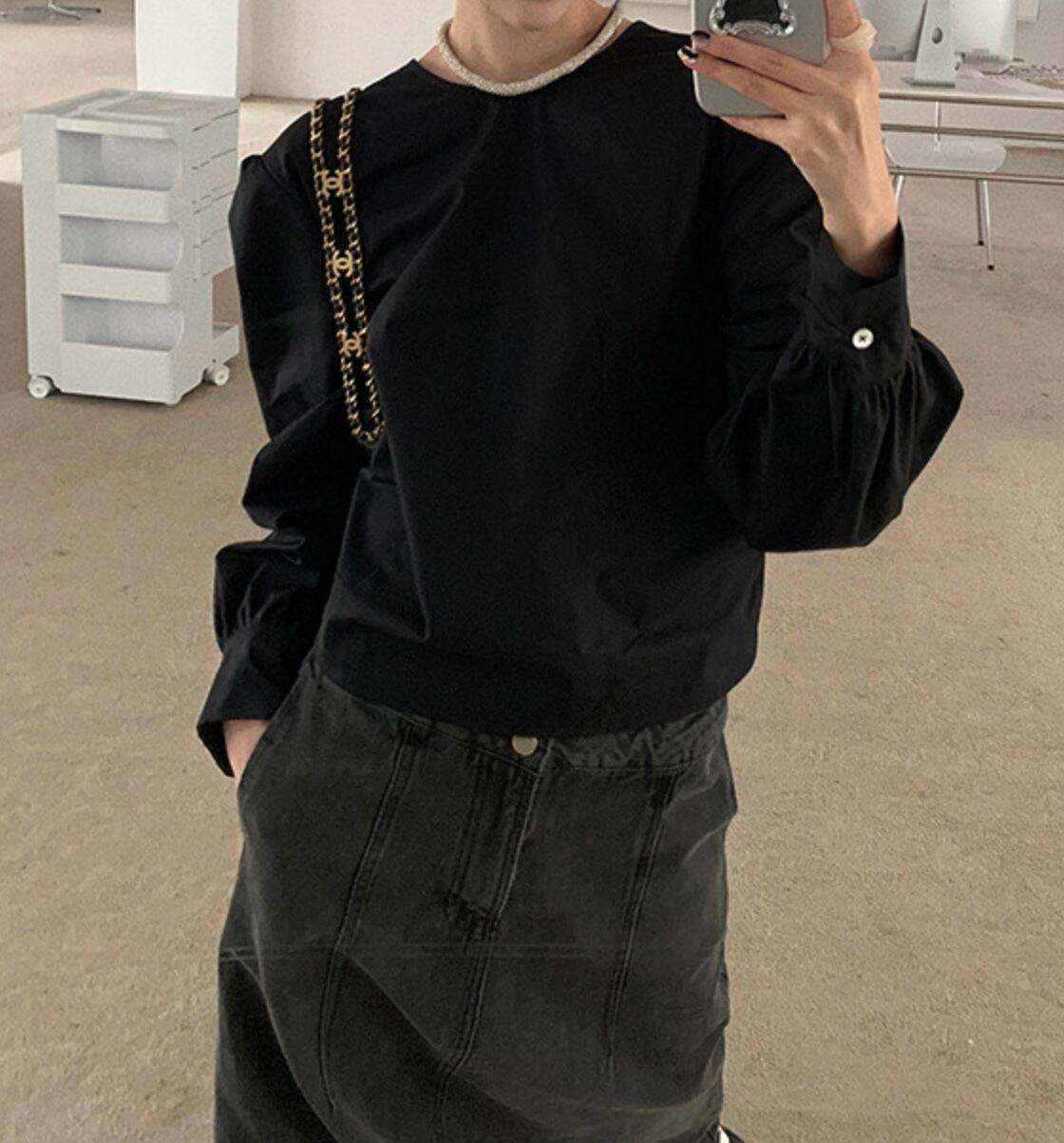 【動画あり】バックダブルリボンロングスリーブトップス　２色展開 - select store mirror me【動画あり】バックダブルリボンロングスリーブトップス　２色展開191019993mirror meselect store mirror me191019993アイボリー