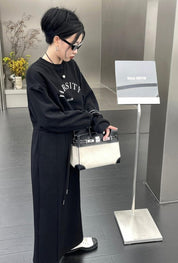 ラウンドロゴスカートスウェットセットアップ　２色展開 - select store mirror meラウンドロゴスカートスウェットセットアップ　２色展開191030521mirror meselect store mirror me191030521グレーS