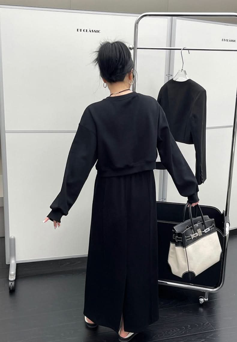 ラウンドロゴスカートスウェットセットアップ　２色展開 - select store mirror meラウンドロゴスカートスウェットセットアップ　２色展開191030521mirror meselect store mirror me191030521グレーS