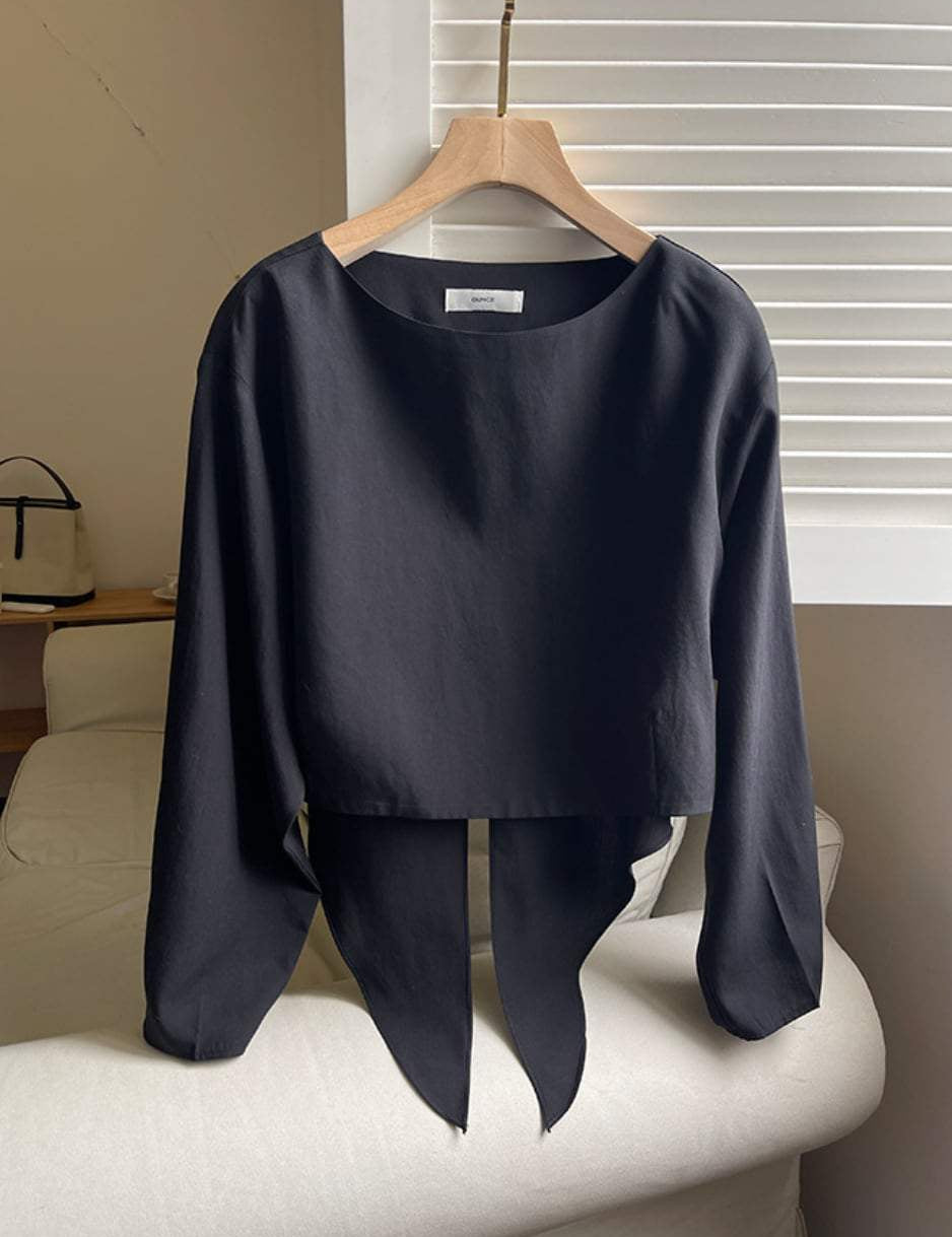 【動画あり】バックリボンラウンドネックブラウス　２色展開 - select store mirror me【動画あり】バックリボンラウンドネックブラウス　２色展開191451933mirror meselect store mirror me191451933ホワイト
