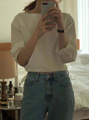 【動画あり】バックリボンラウンドネックブラウス　２色展開 - select store mirror me【動画あり】バックリボンラウンドネックブラウス　２色展開191451933mirror meselect store mirror me191451933ホワイト