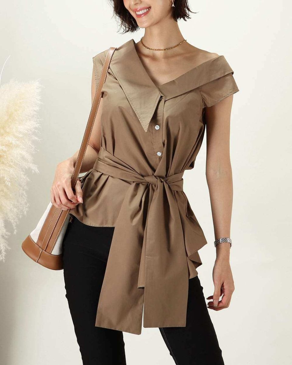 アシンメトリーオフショルトップス　２色展開 - select store mirror meアシンメトリーオフショルトップス　２色展開194553704mirror meselect store mirror me194553704ブラック