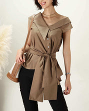 アシンメトリーオフショルトップス　２色展開 - select store mirror meアシンメトリーオフショルトップス　２色展開194553704mirror meselect store mirror me194553704ブラック