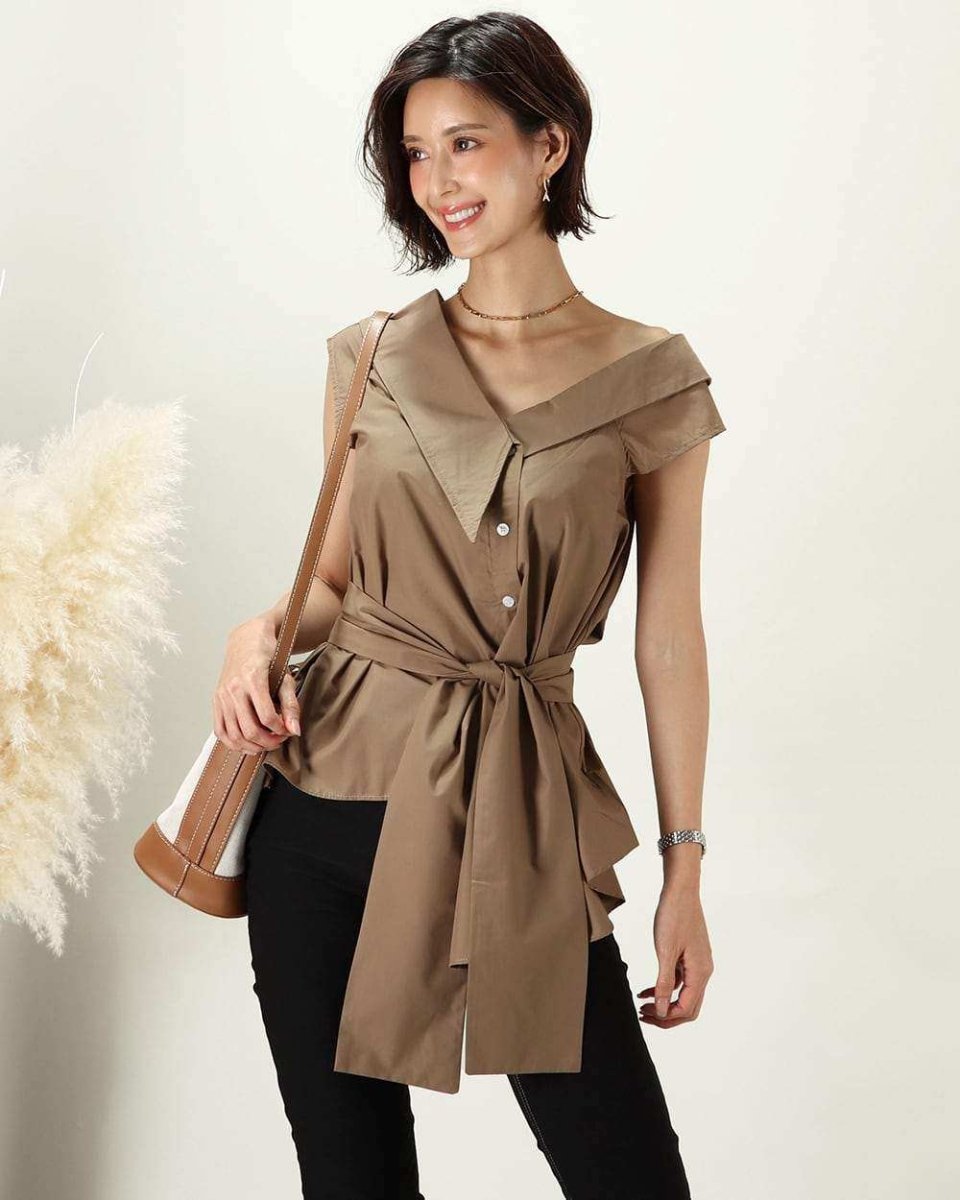 アシンメトリーオフショルトップス　２色展開 - select store mirror meアシンメトリーオフショルトップス　２色展開194553704mirror meselect store mirror me194553704ブラック